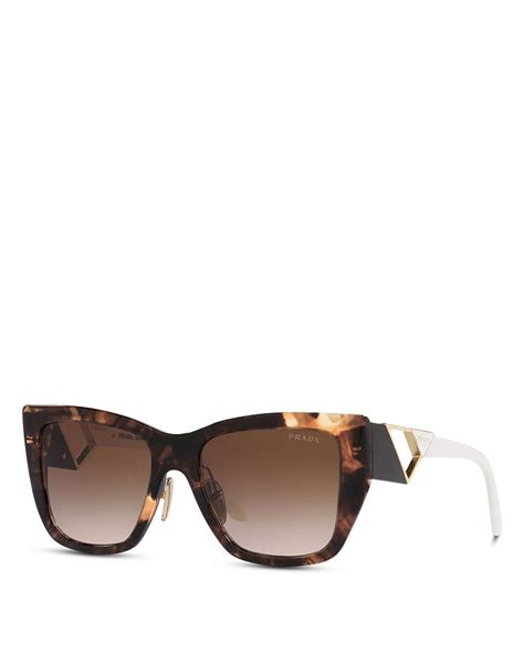 prada 54mm square sunglasses